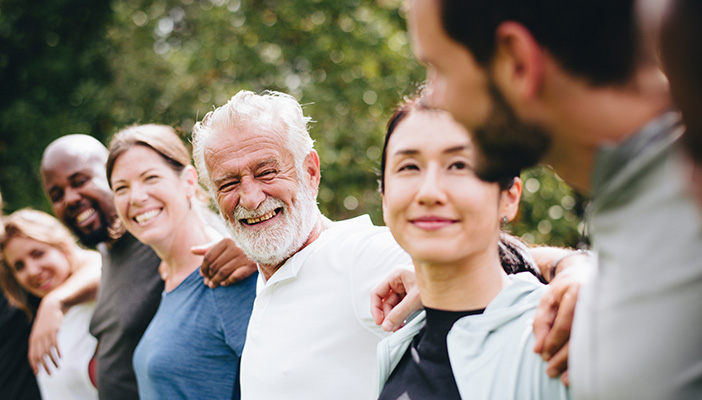 People smiling