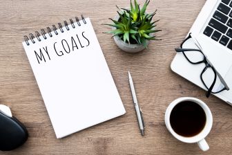 My Goals written on a tablet